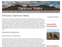 Tablet Screenshot of dartmoorwalks.org.uk